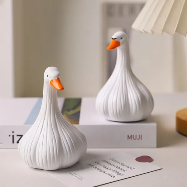 2Pcs Minimalist Duck Table Decor