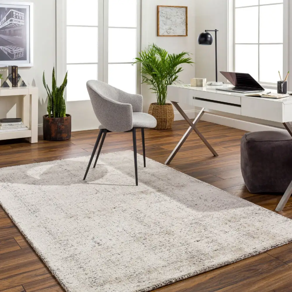 Hand-Loomed Wool Blend Carpet