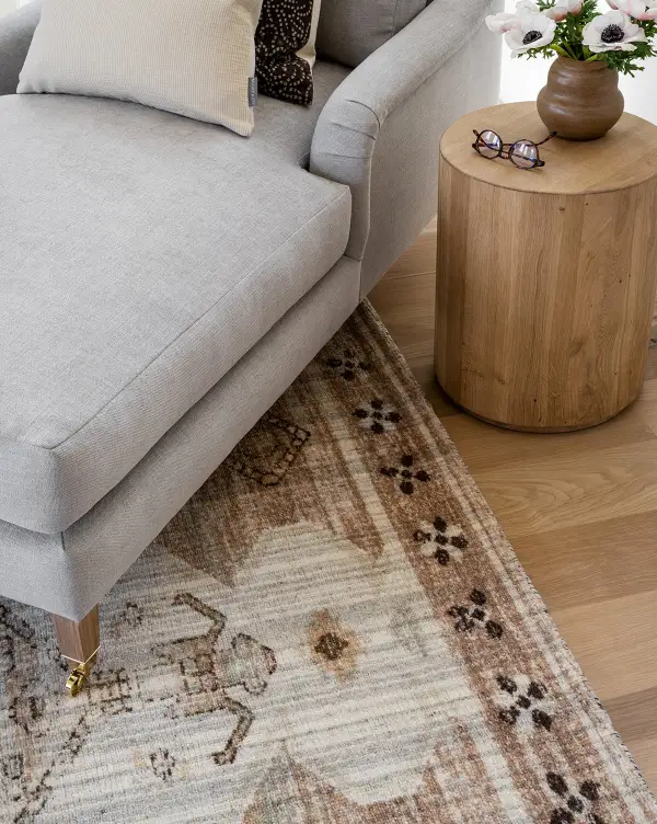 Botanical Handwoven Wool Area Rug