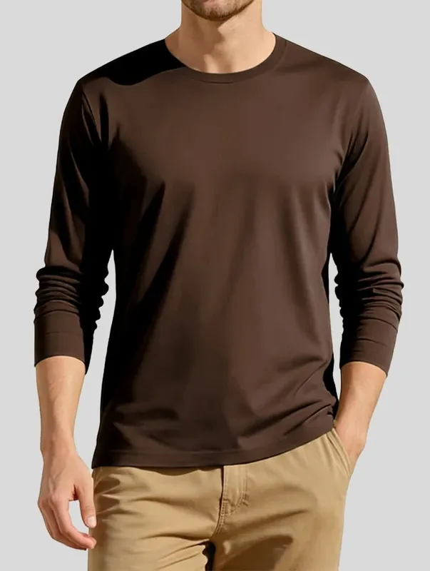 Brown Soft Knit Sweater