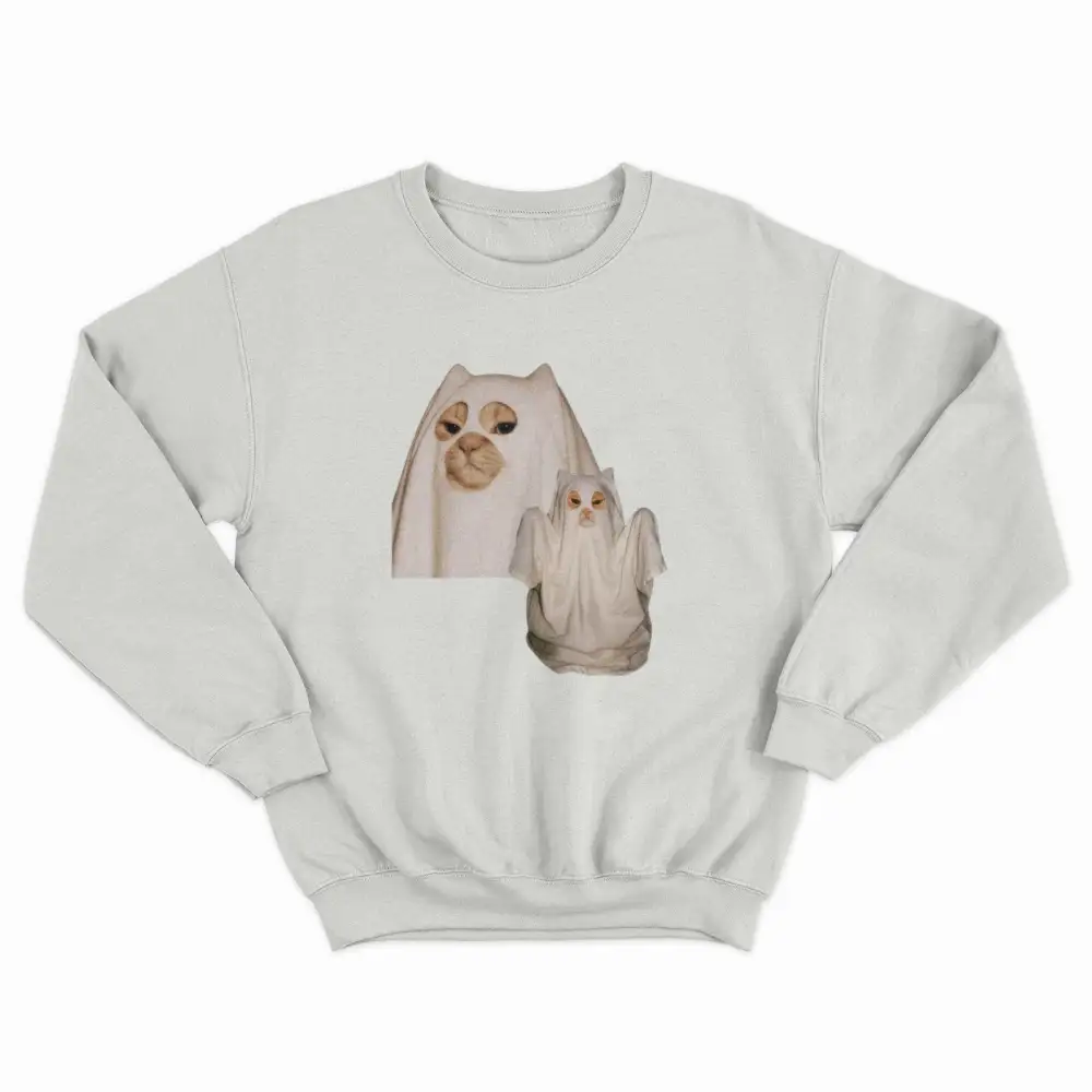 Black Cat Fleece Crewneck