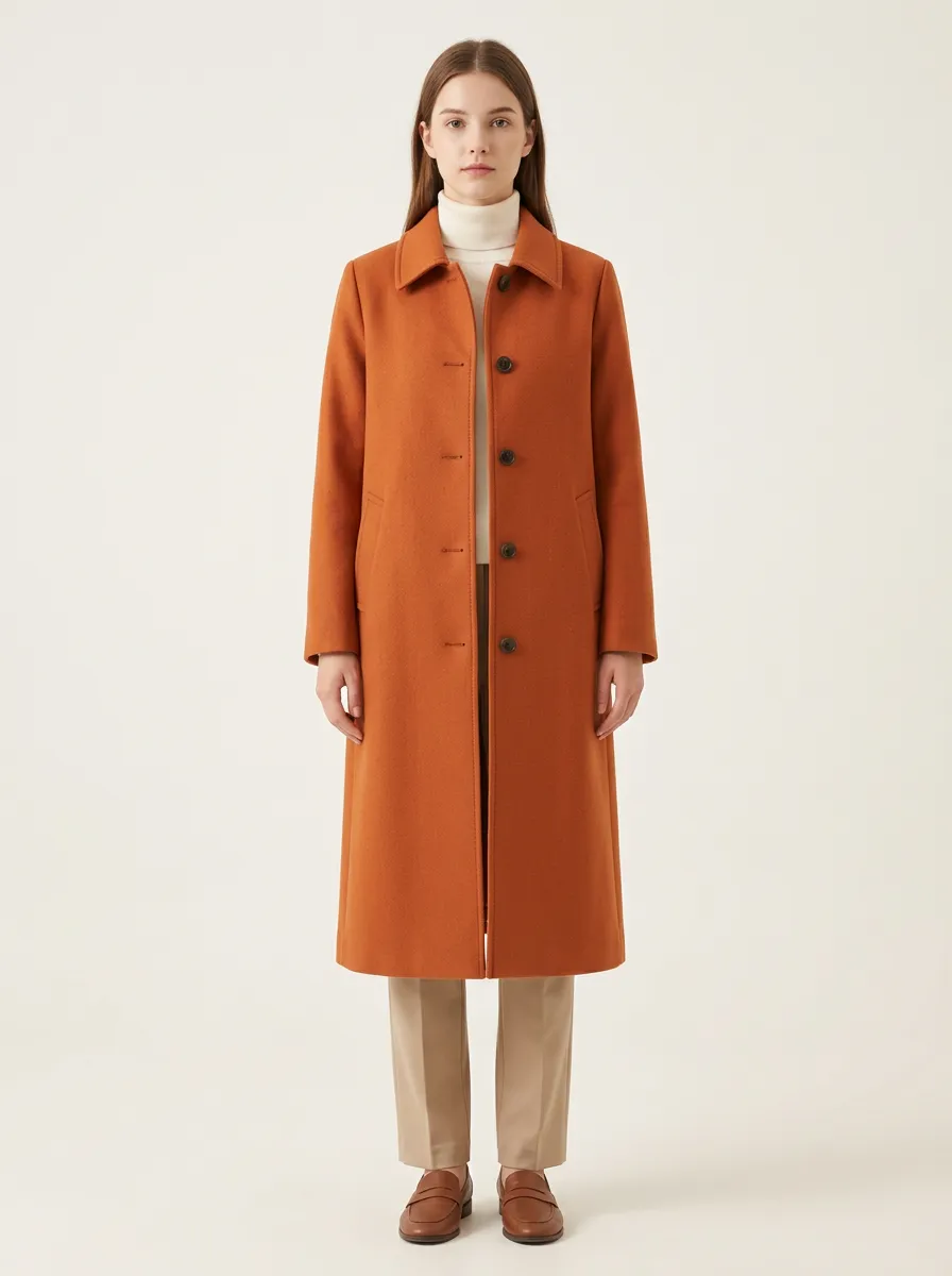Prairie Wool-Blend Outerwear Coat
