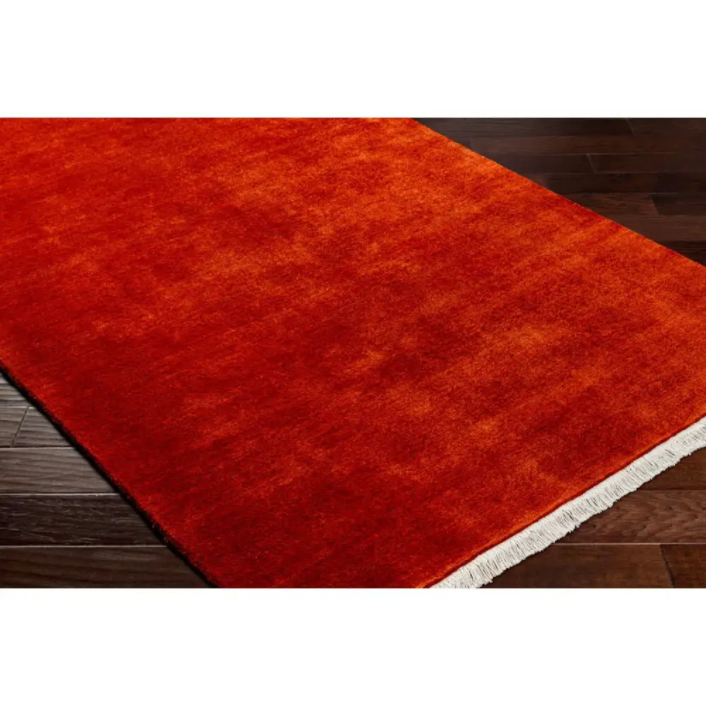 Hand-Loomed Wool Fringe Table Runner