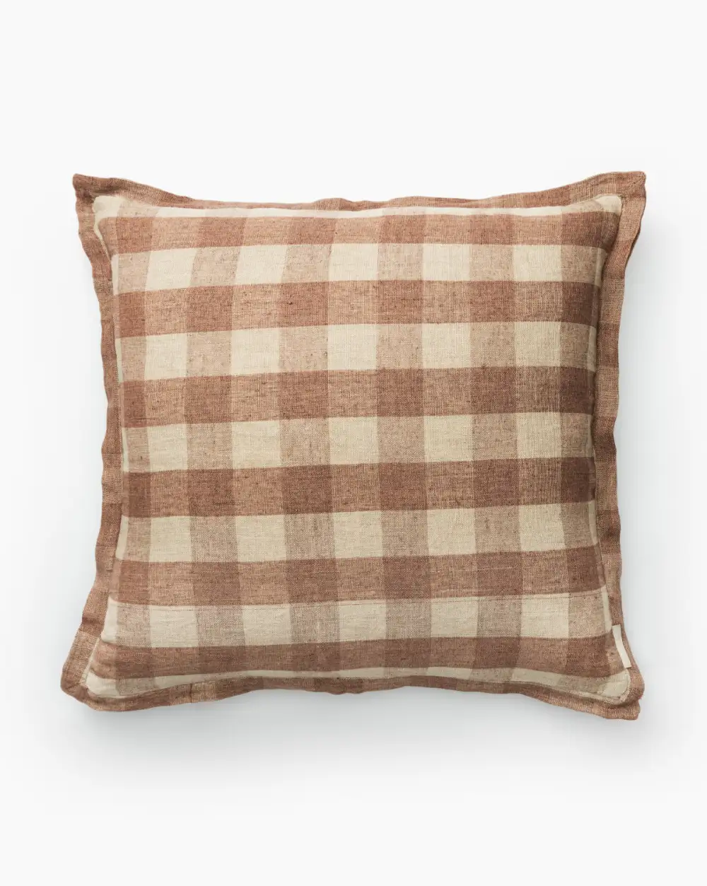 Double-Flange Linen Pillow Cover