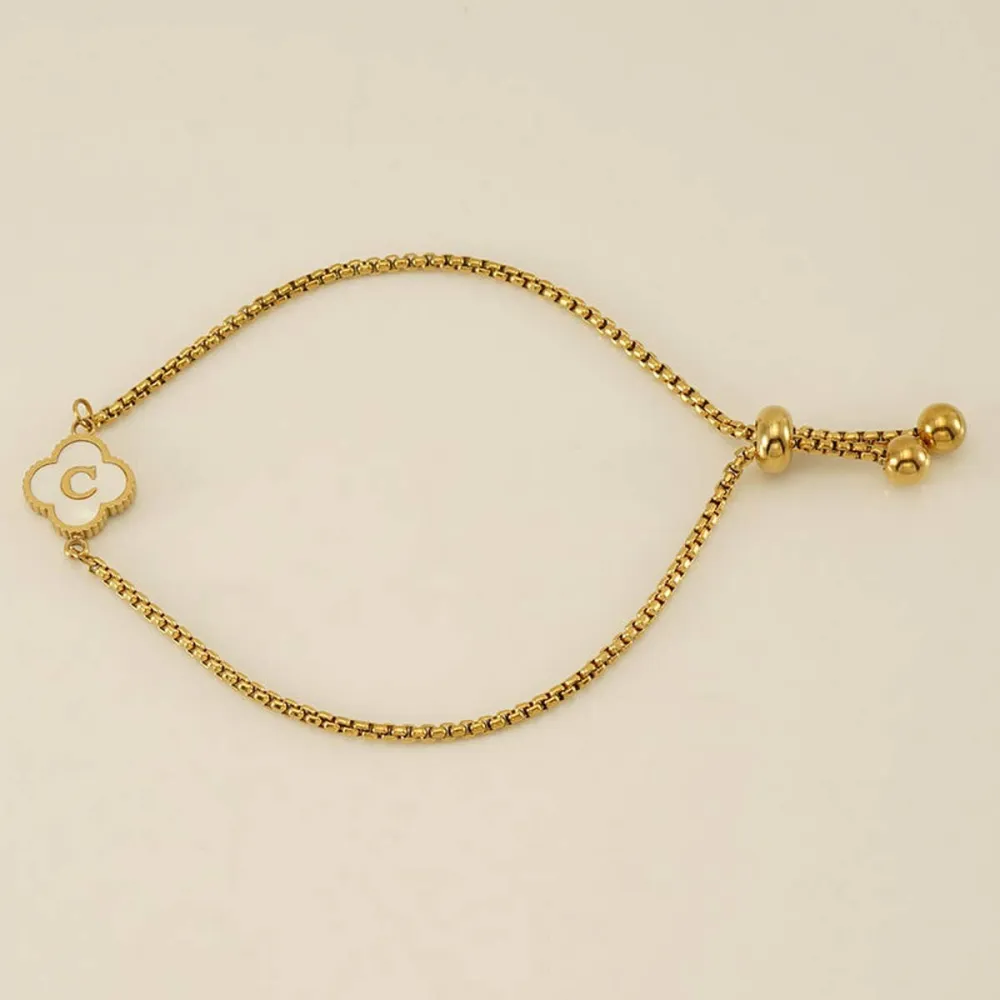 Adjustable Shell Charm Bracelet