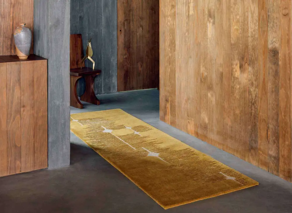 Wool Tufted Geometric Timeless Runner Rug