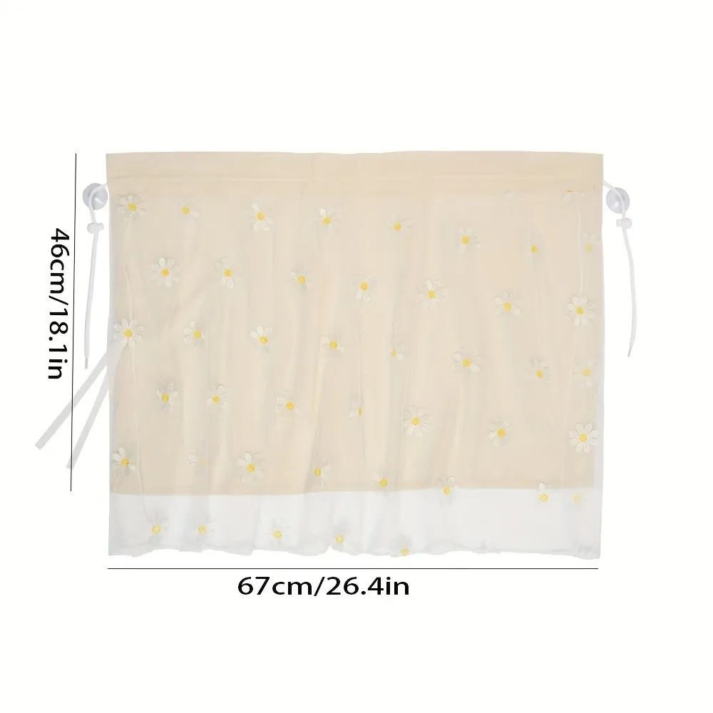 Daisy Lace Car Curtain