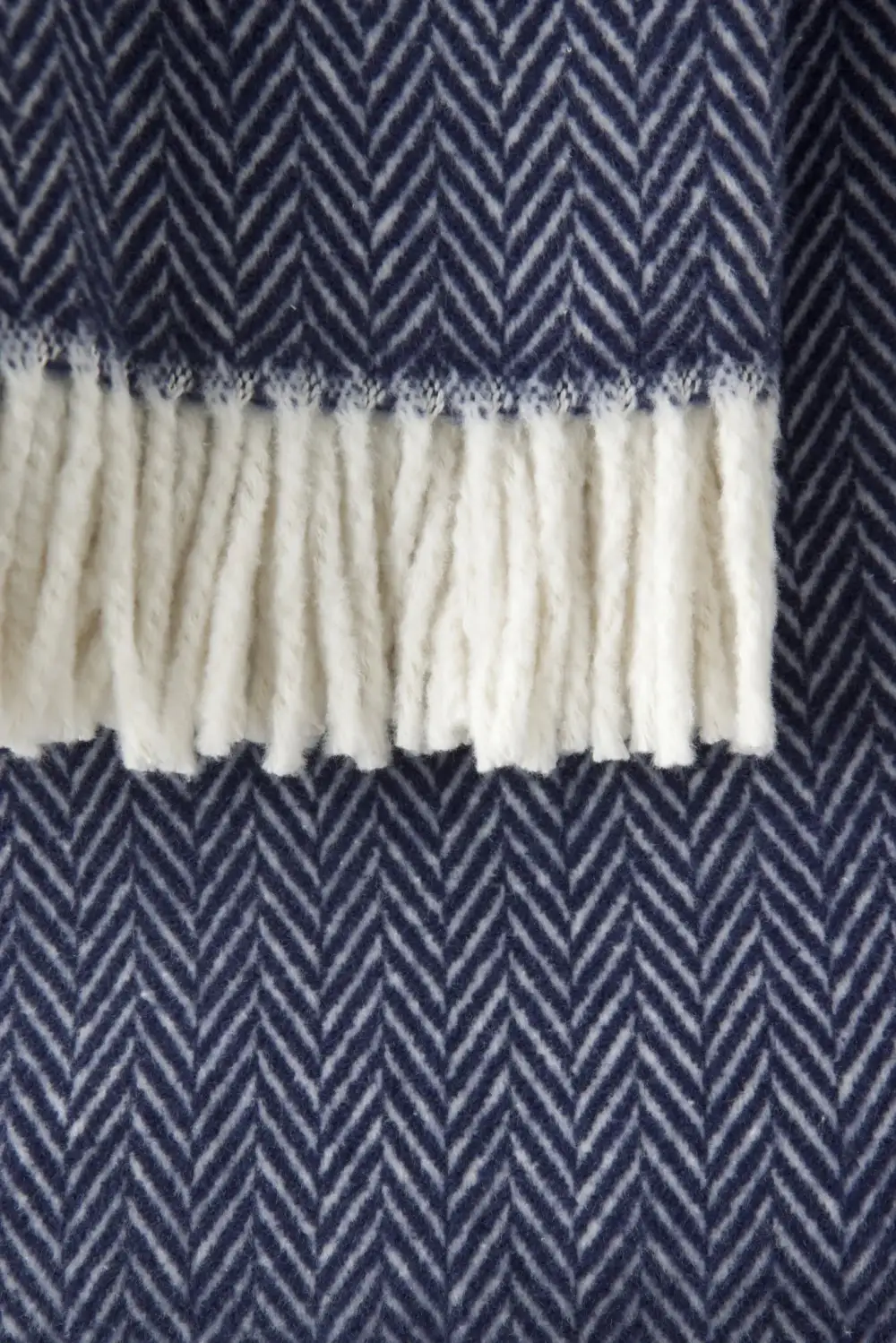 Textured Cotton Blend Throw