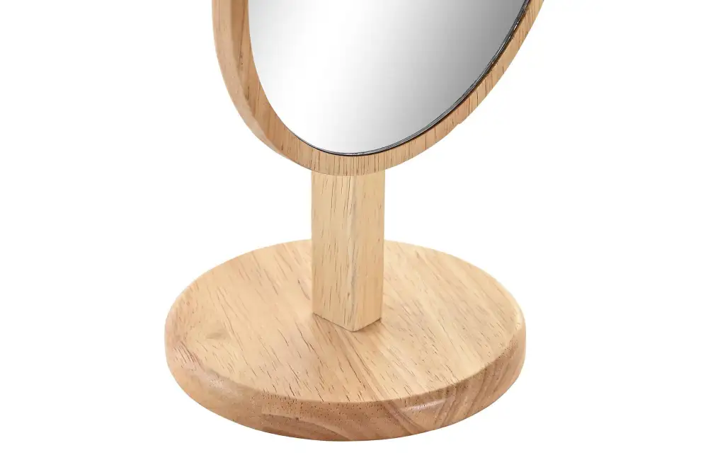 Wooden Countertop Vanity Mirror