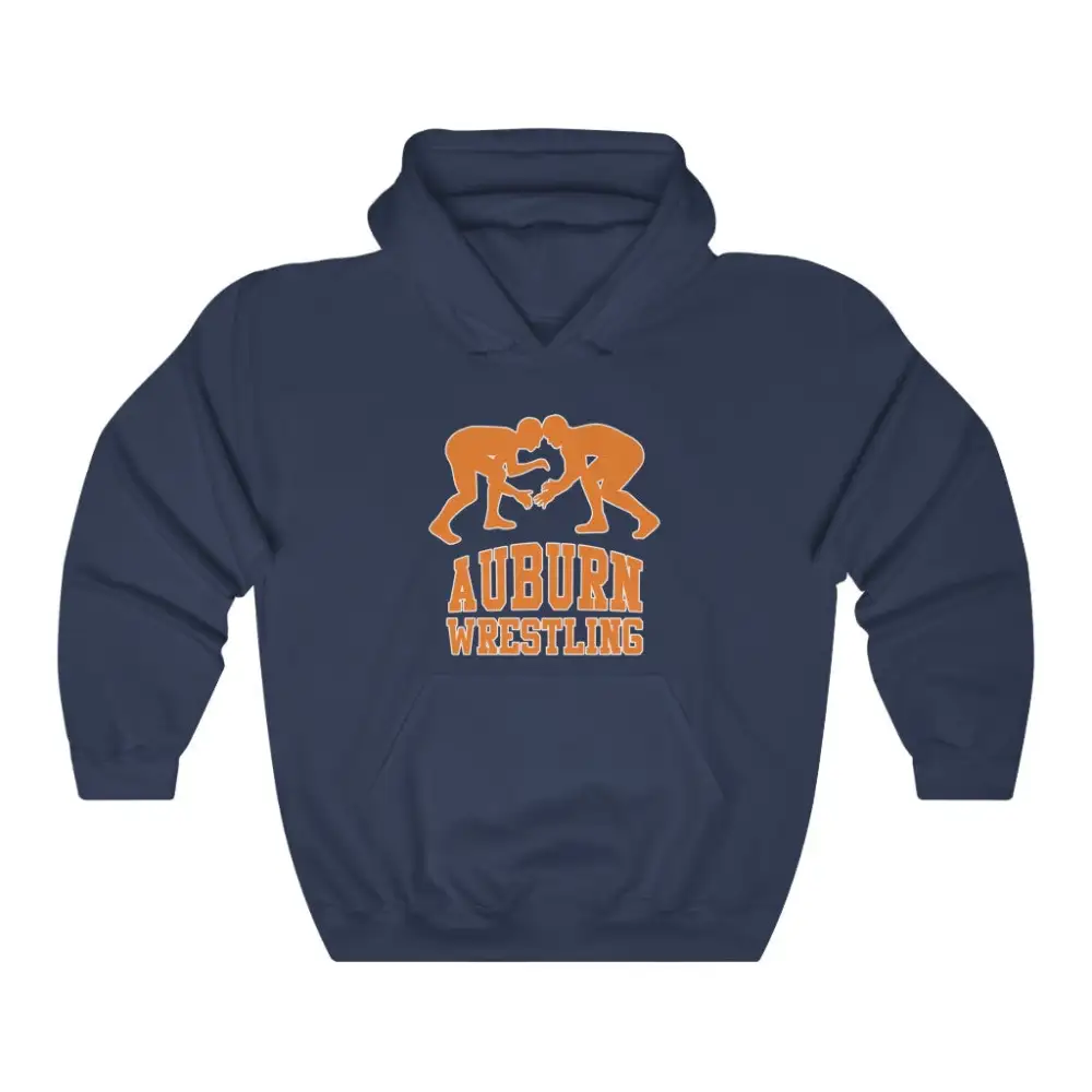 Relaxed Statement Print Wrestling Graphic Pullover Hoodie