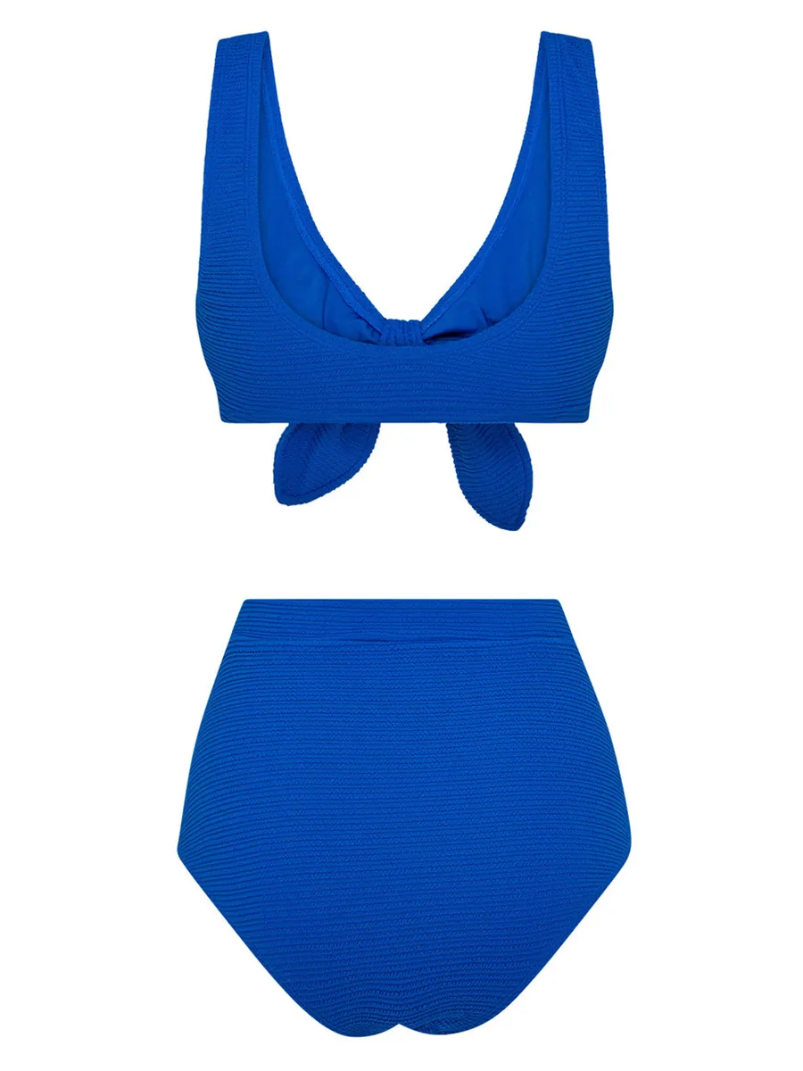 Women's Sexy Chest Strap Design Bikini Set 2-Piece Set