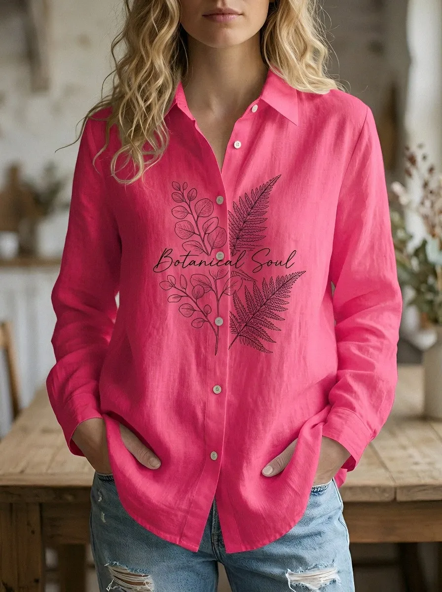 Botanical Soul Fern Casual Shirt Casual