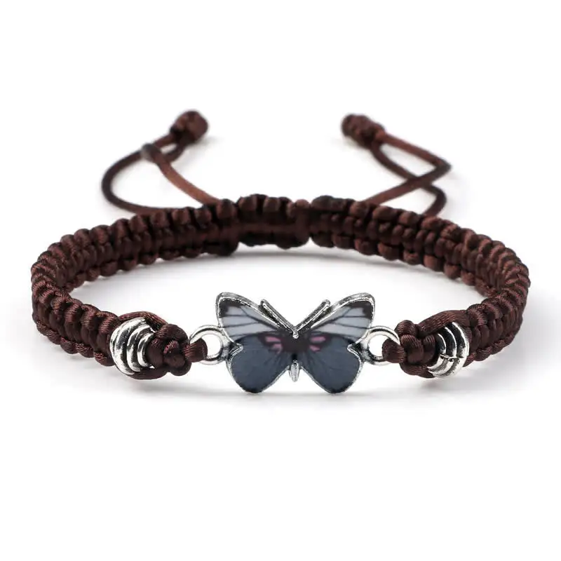 Butterfly Freedom Love String Charm Bracelet