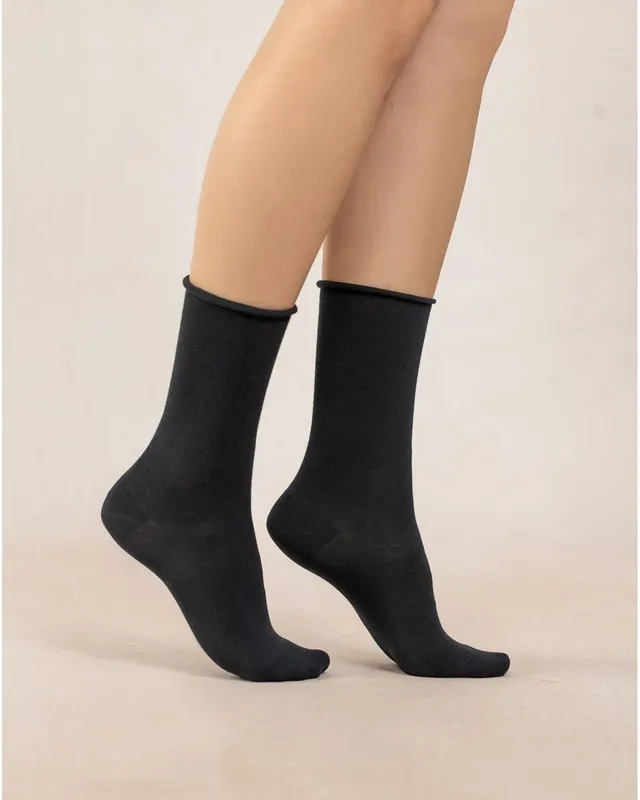Cotton Wrap Velvet Socks