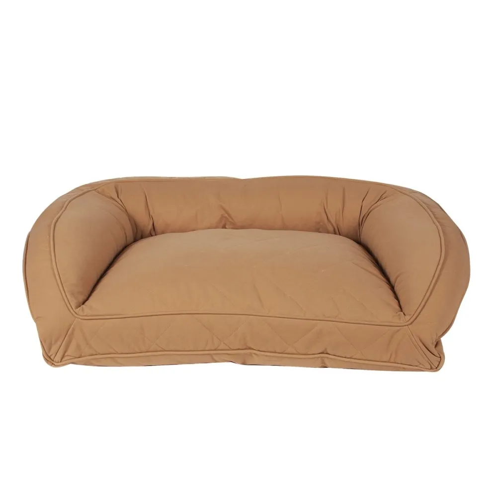 Bolster Quilted Playful Simple Pet Bed