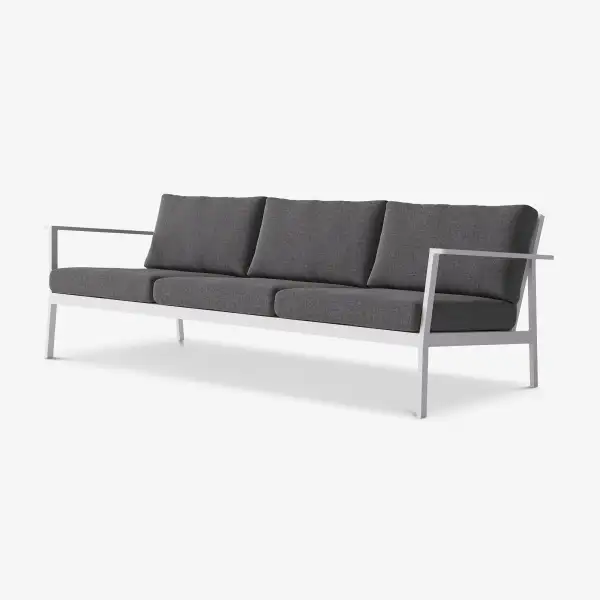 Contemporary Extending Upholstered Aluminium Sofa