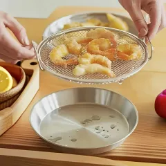 Household Frying Oil Drain Strainer Set