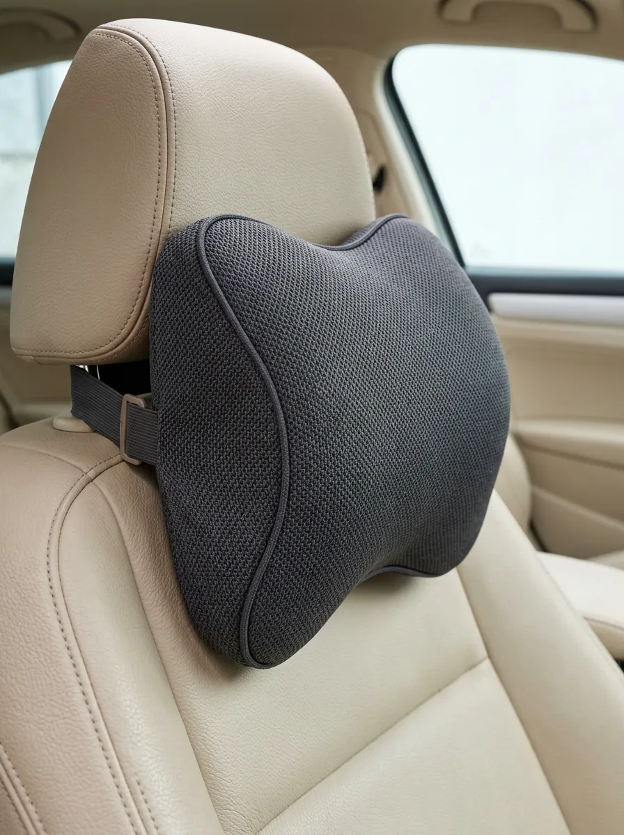 Refined Protective-Look Car Neck Support Pillow