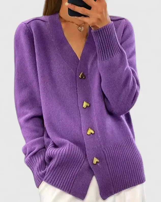Sleek Relaxed Cardigan
