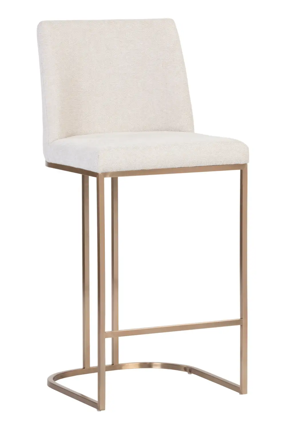 Cantilever Fabric Counter Stool