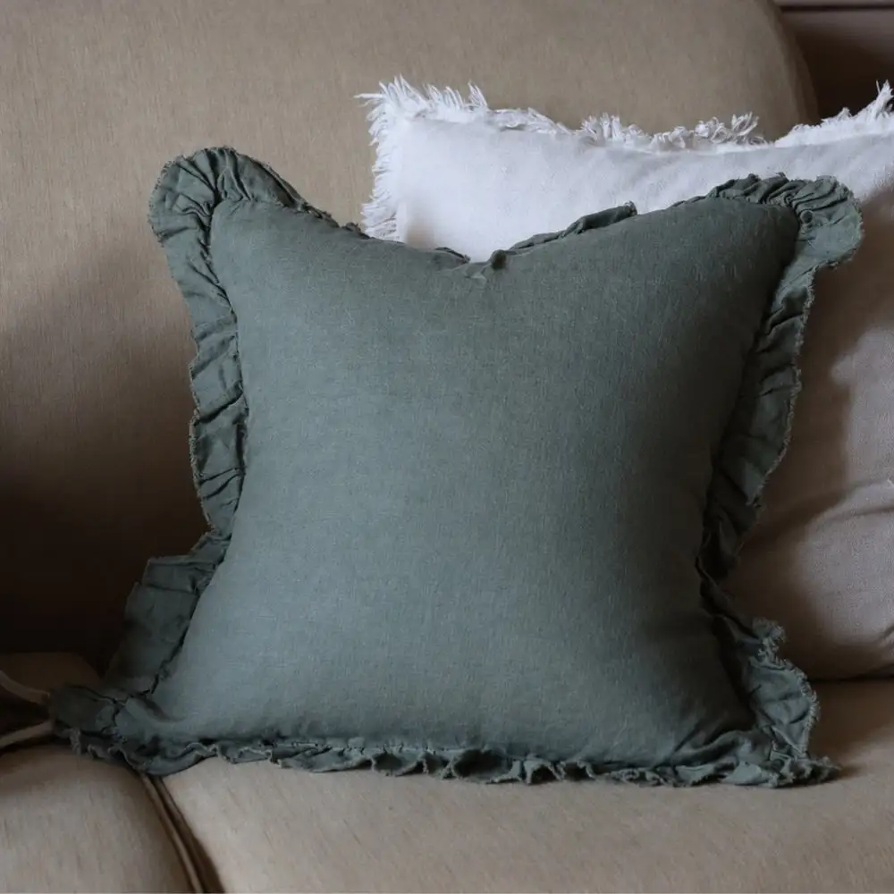 Classic Ruffled Accent Cushion