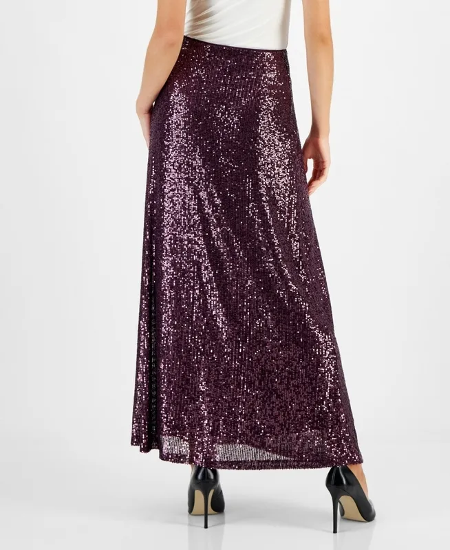 Sequined Lined Skirt