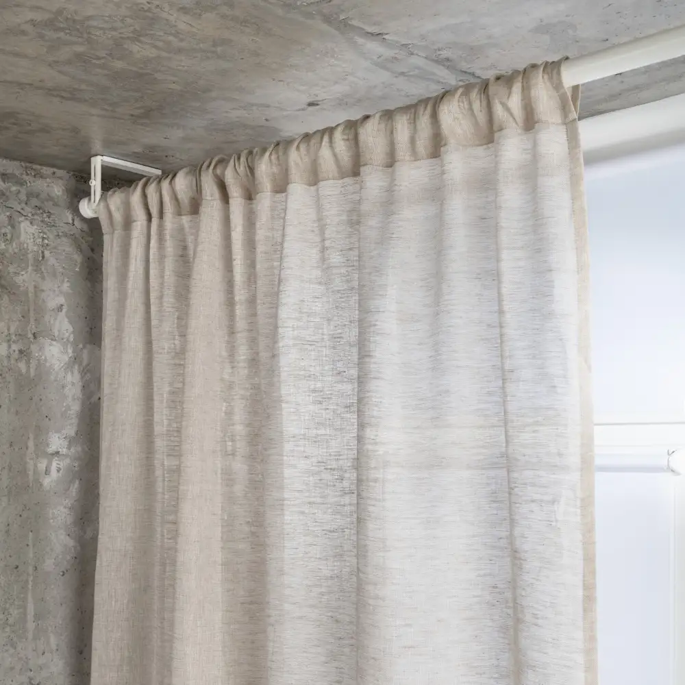 Sheer Voile Rod Pocket Curtain