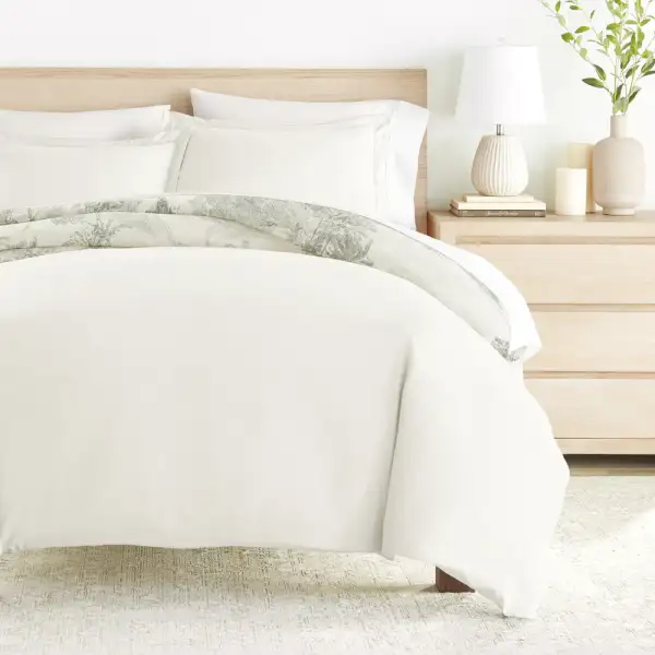 Paradise Toile Pattern Reversible Duvet Cover Set
