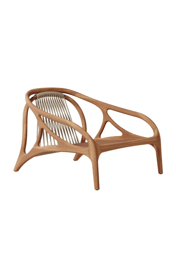 Refined Outdoor Lounge Chair
