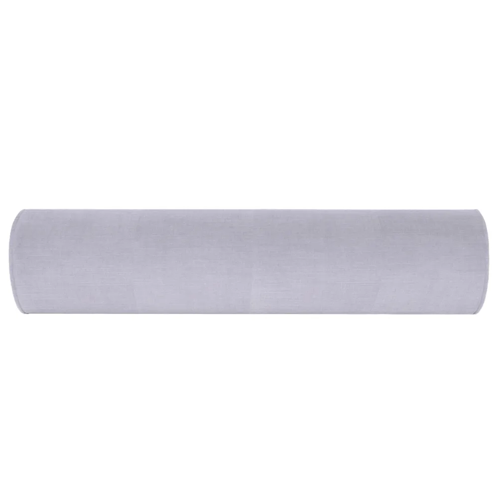 Modern Velvet Self-Welt Bolster Pillow