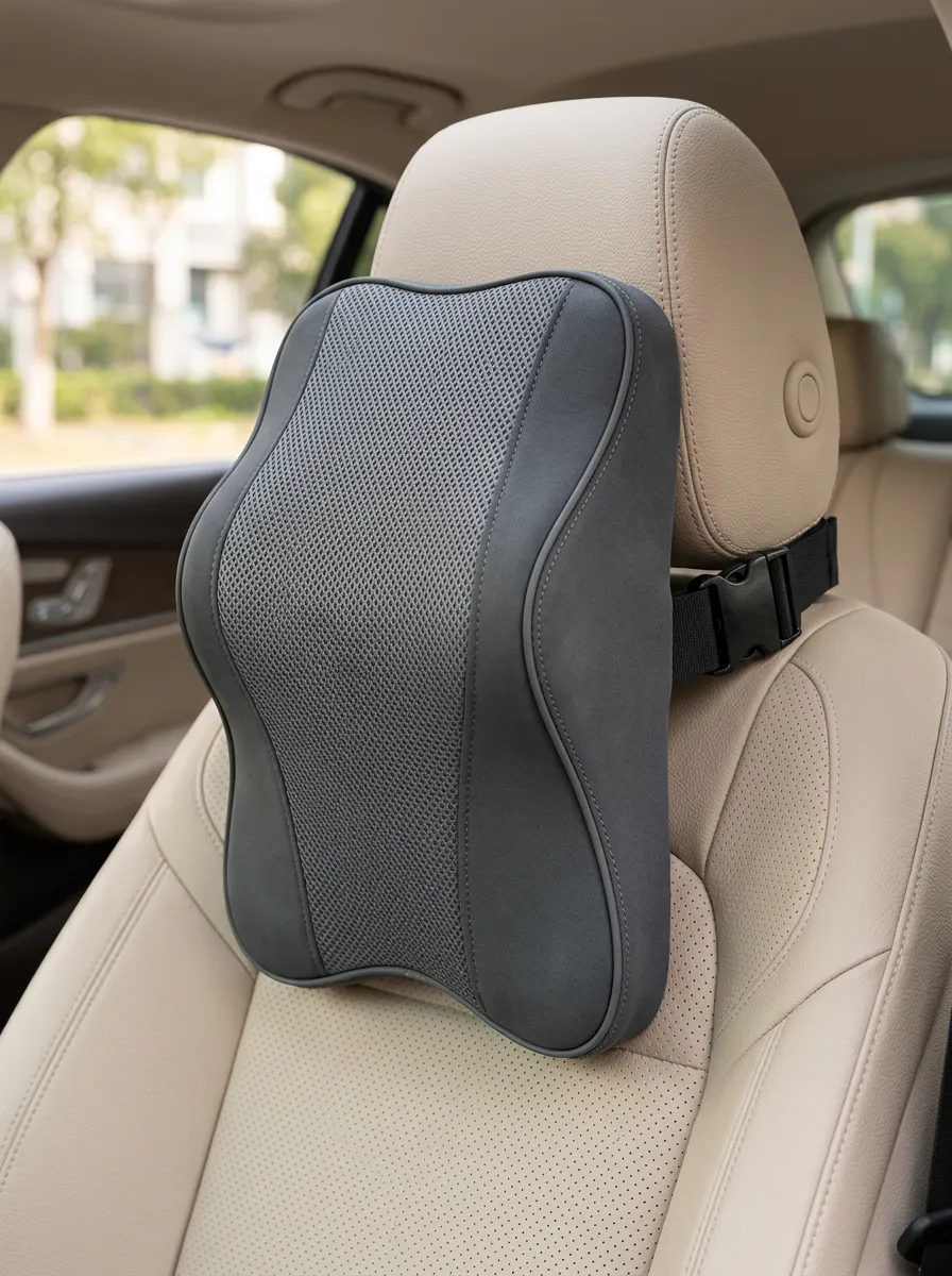 Neck-Support Memory-Foam Ergonomic-Style Car Neck Support Pillow