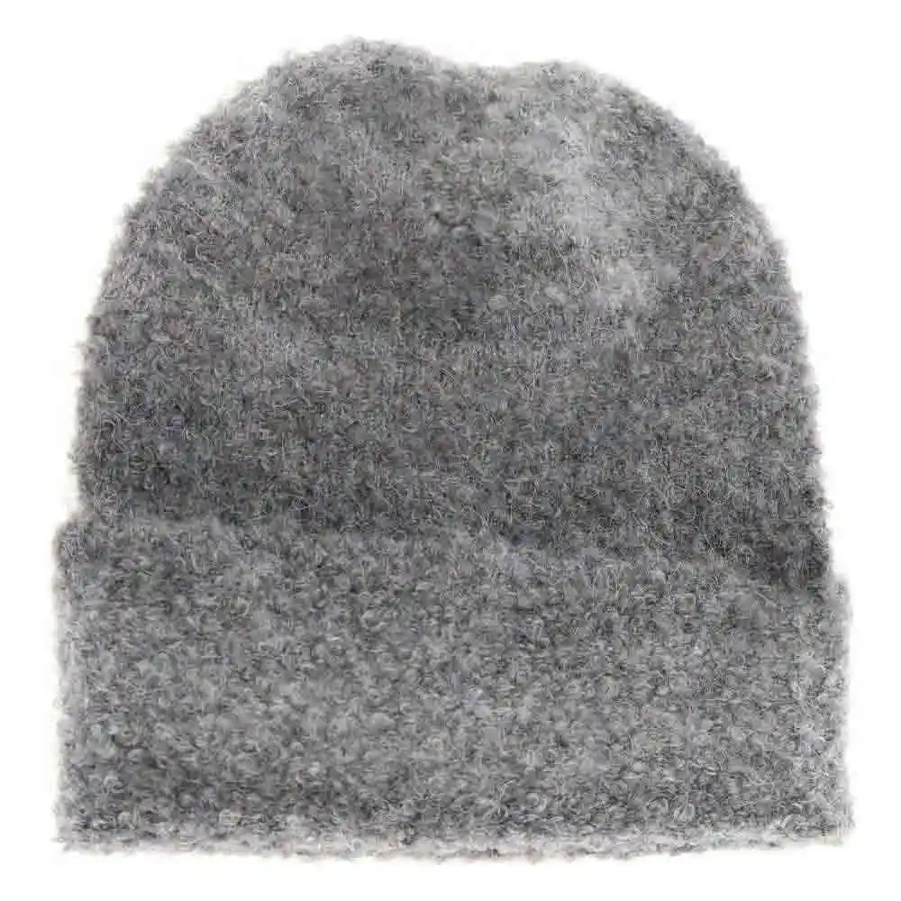 Multi-colored Slouchy Mohair Cuffed Beanie