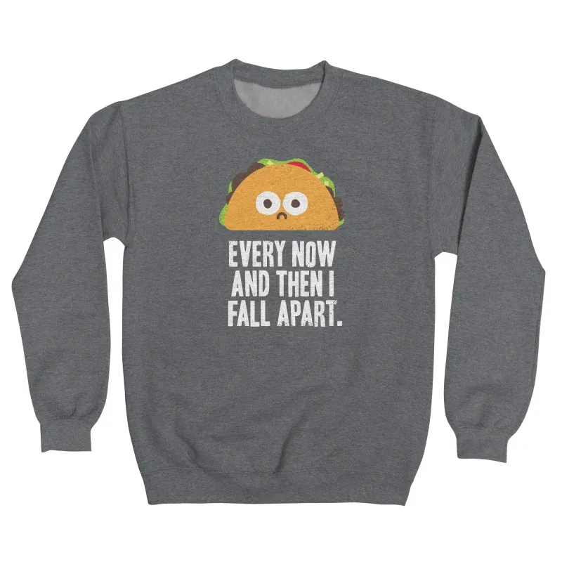 Humorous Taco Design Sweatshirt