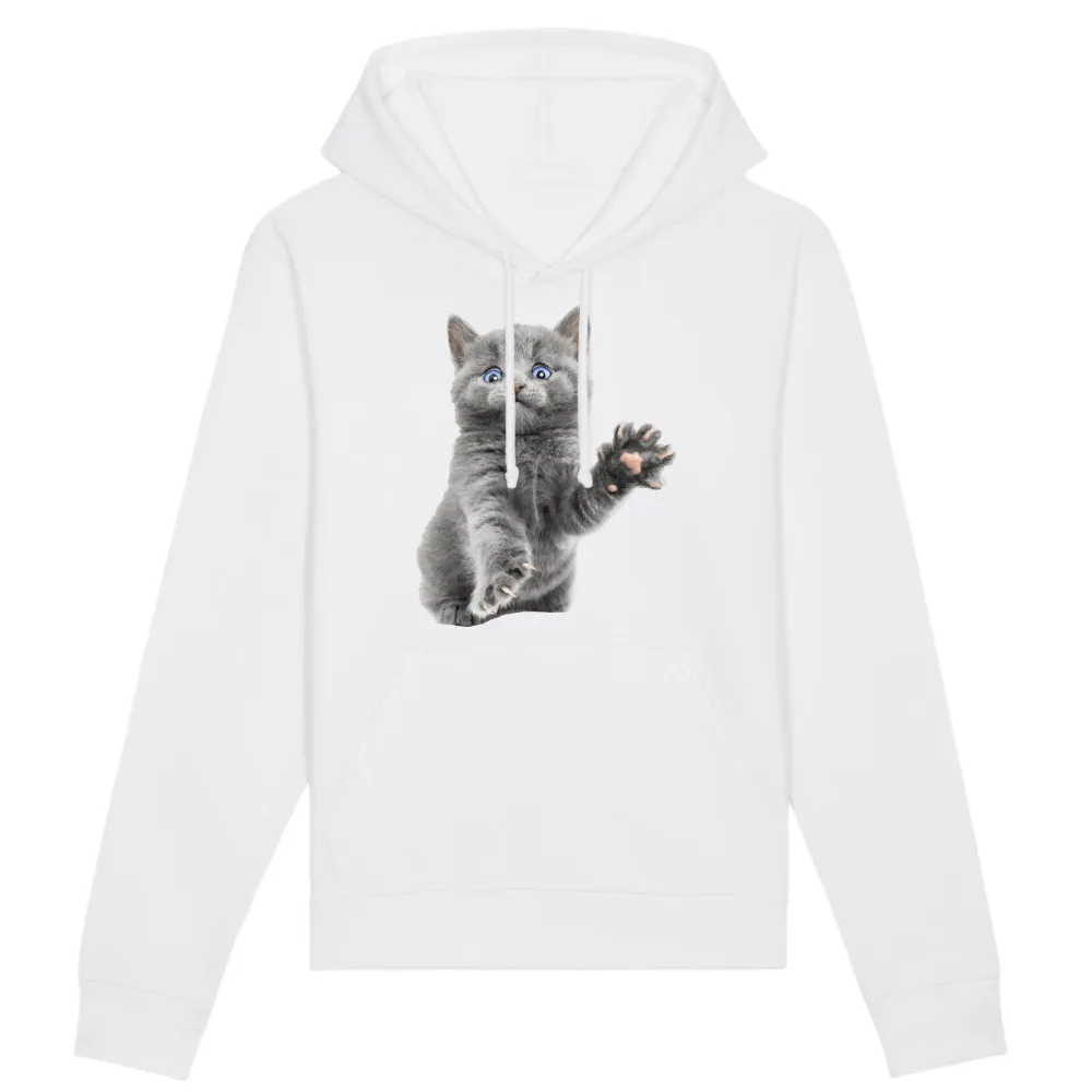 Kitten Graphic Pullover Hoodie