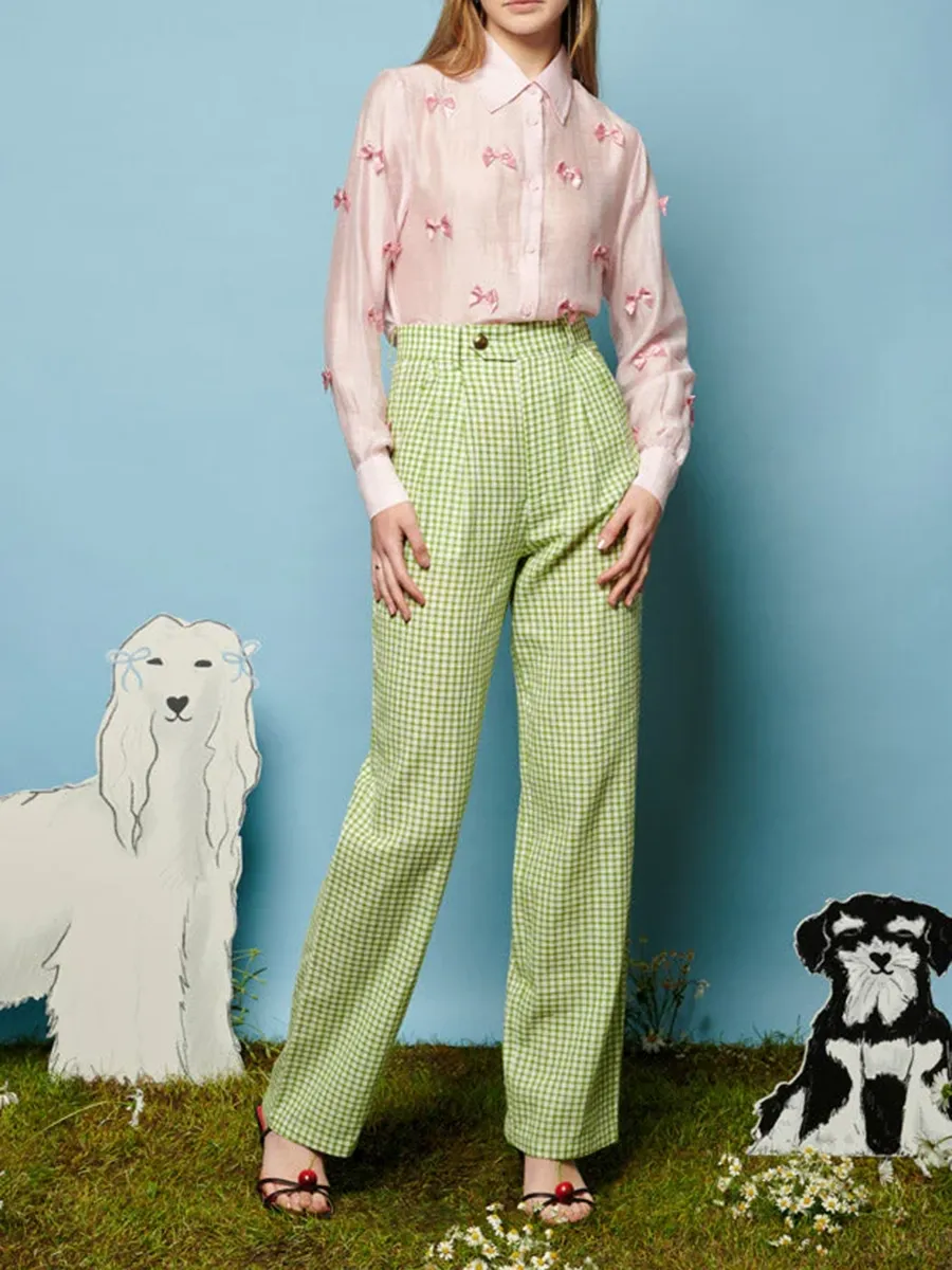 Gingham Trousers