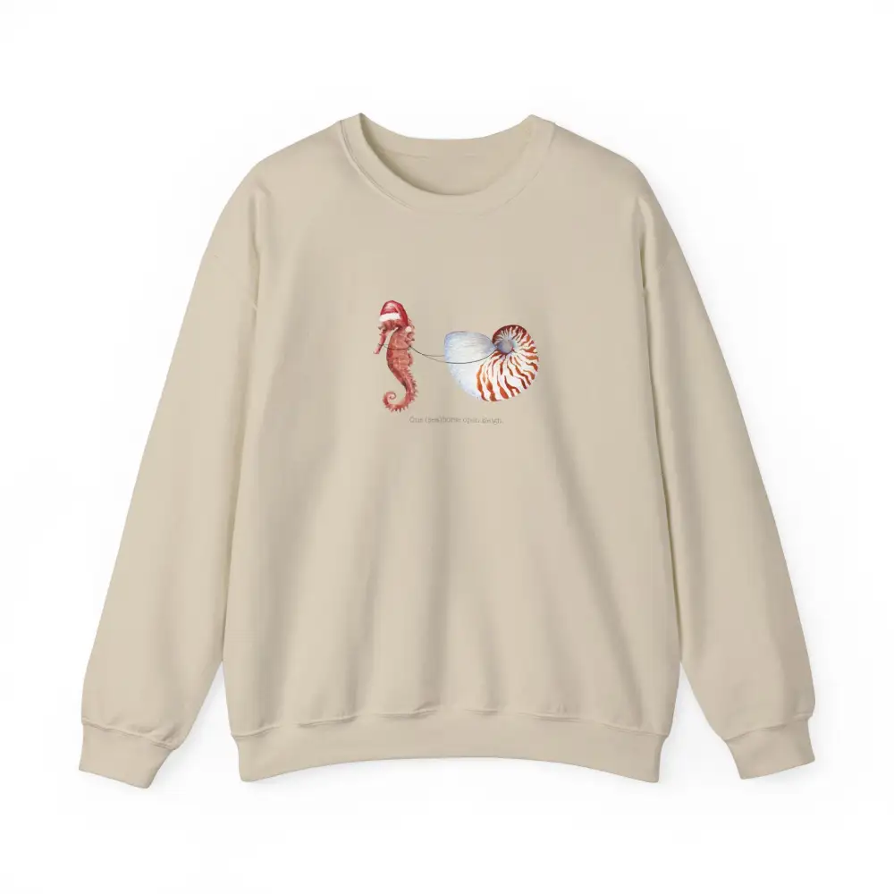 Seahorse Glide Graphic Crewneck Sweatshirt