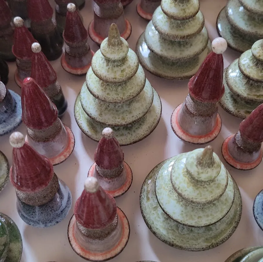 Handcrafted Ceramic Gnome Ornament