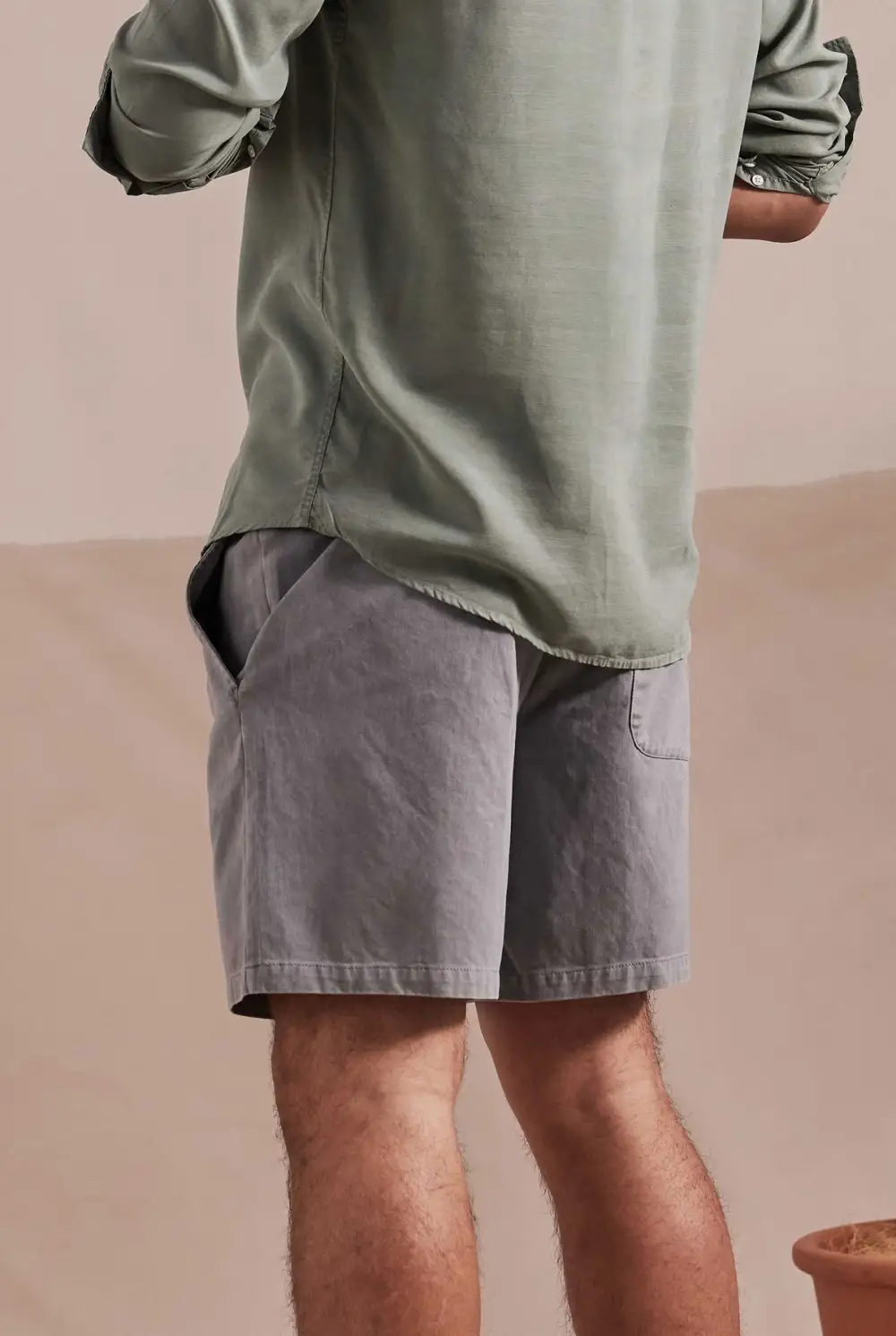 Relaxed Fit Cotton Blend Casual Everyday Shorts