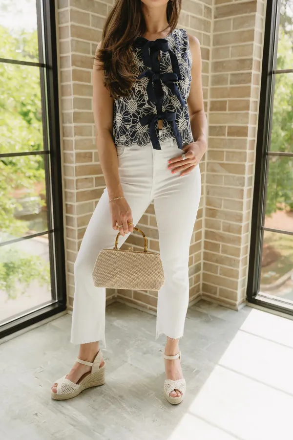 Raw Hem High Rise Jeans
