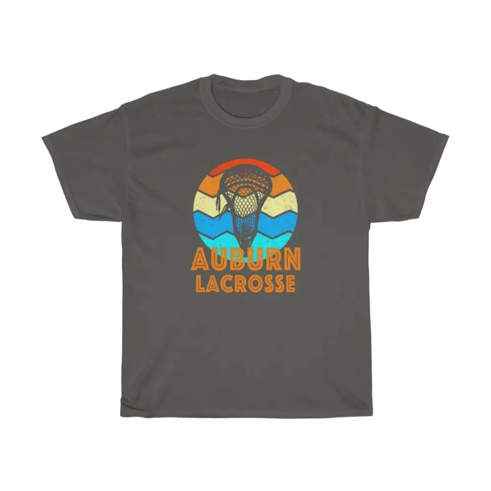 Auburn Lacrosse Retro Sunset T-Shirt
