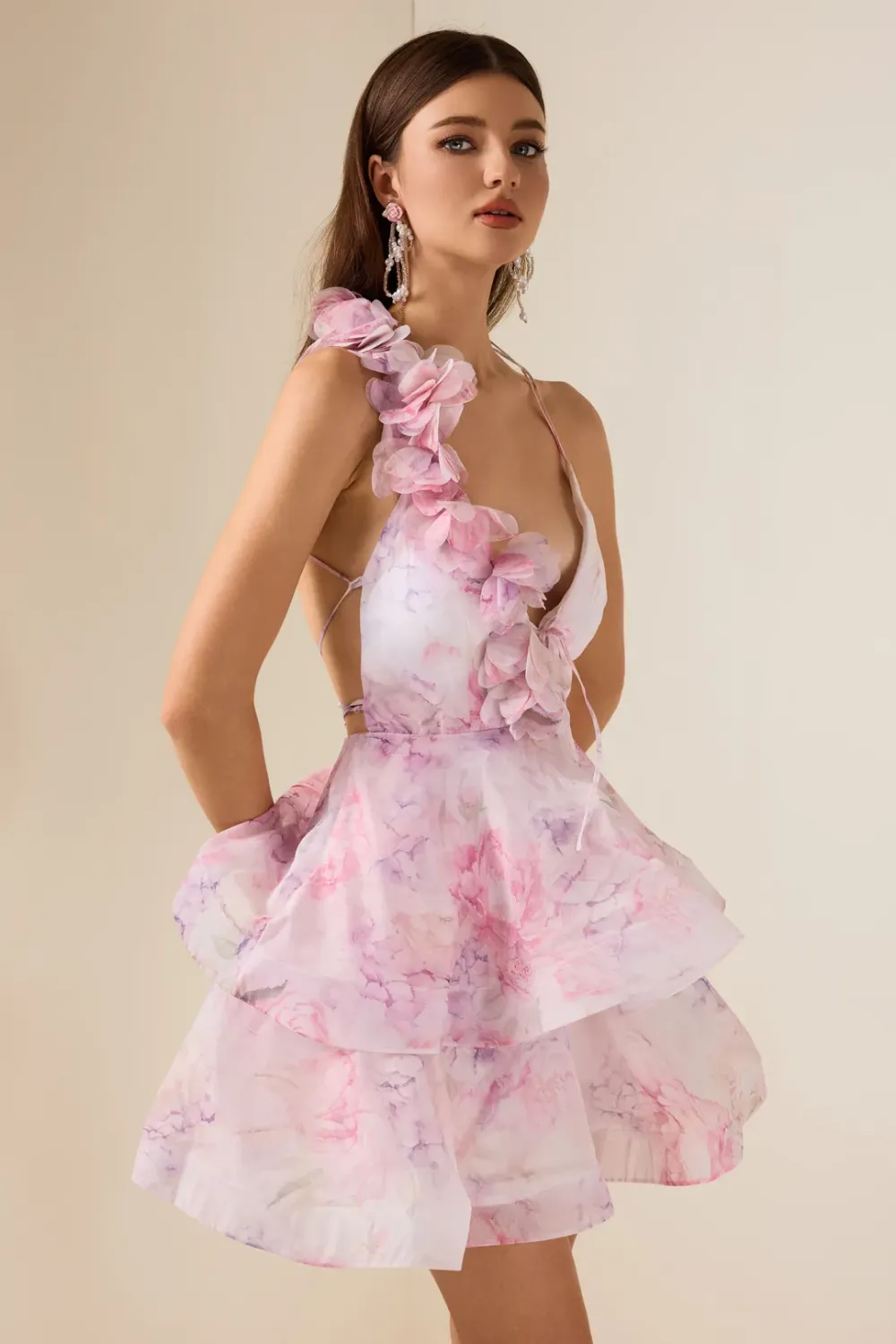 Alessandra Floral print cami dress