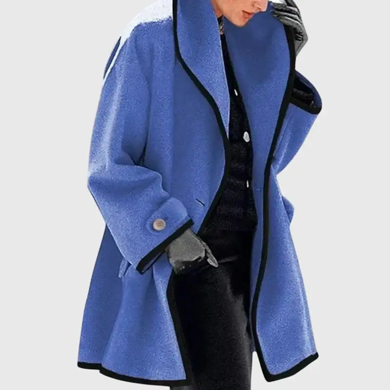 Button Front Pocketed Jacket