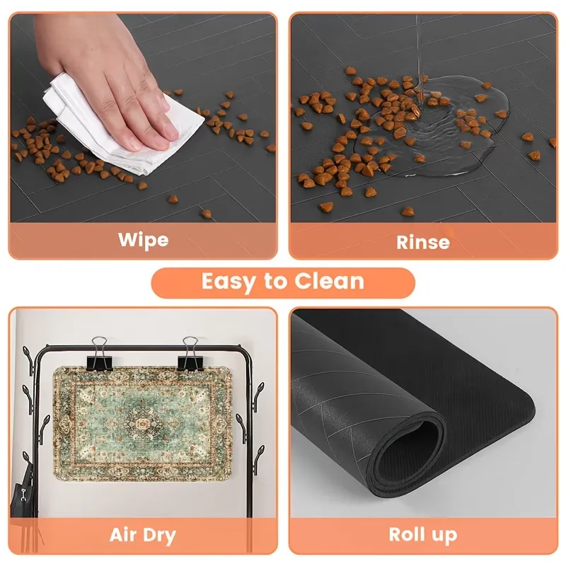 Vintage Pattern Pet Feeding Mat