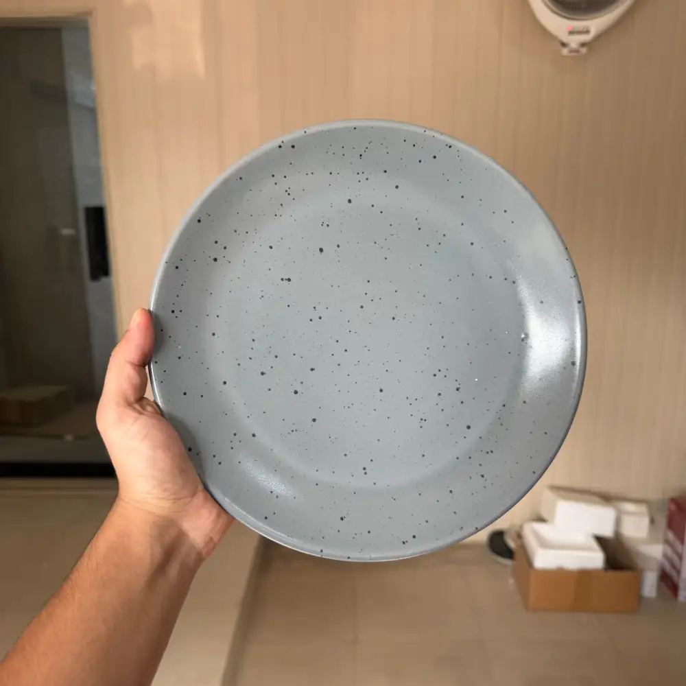 Dining Home Rimless Ceramic Dining Plate