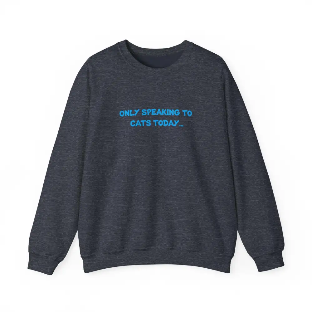 Quiet Cat Graphic Crewneck Sweatshirt