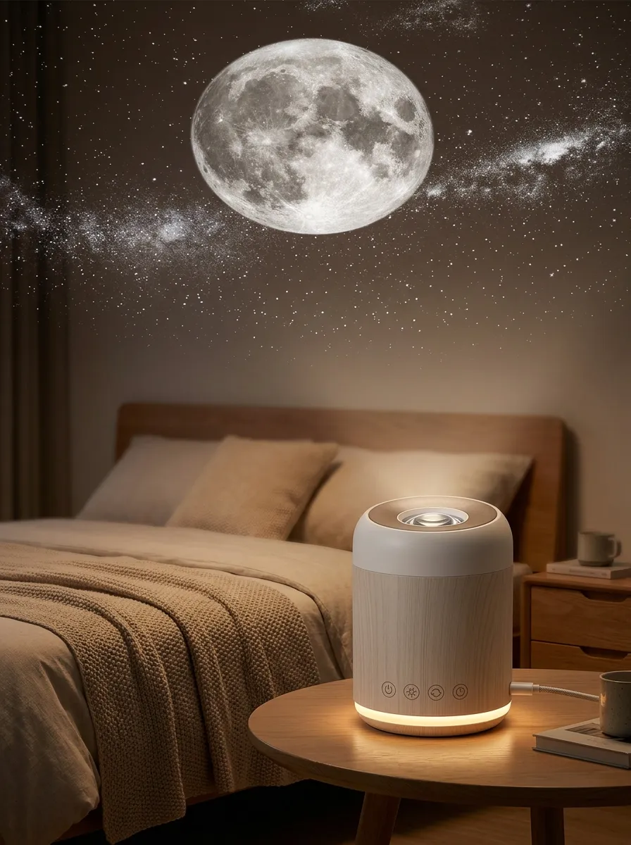 Moon Projection Galaxy Light Humidifier