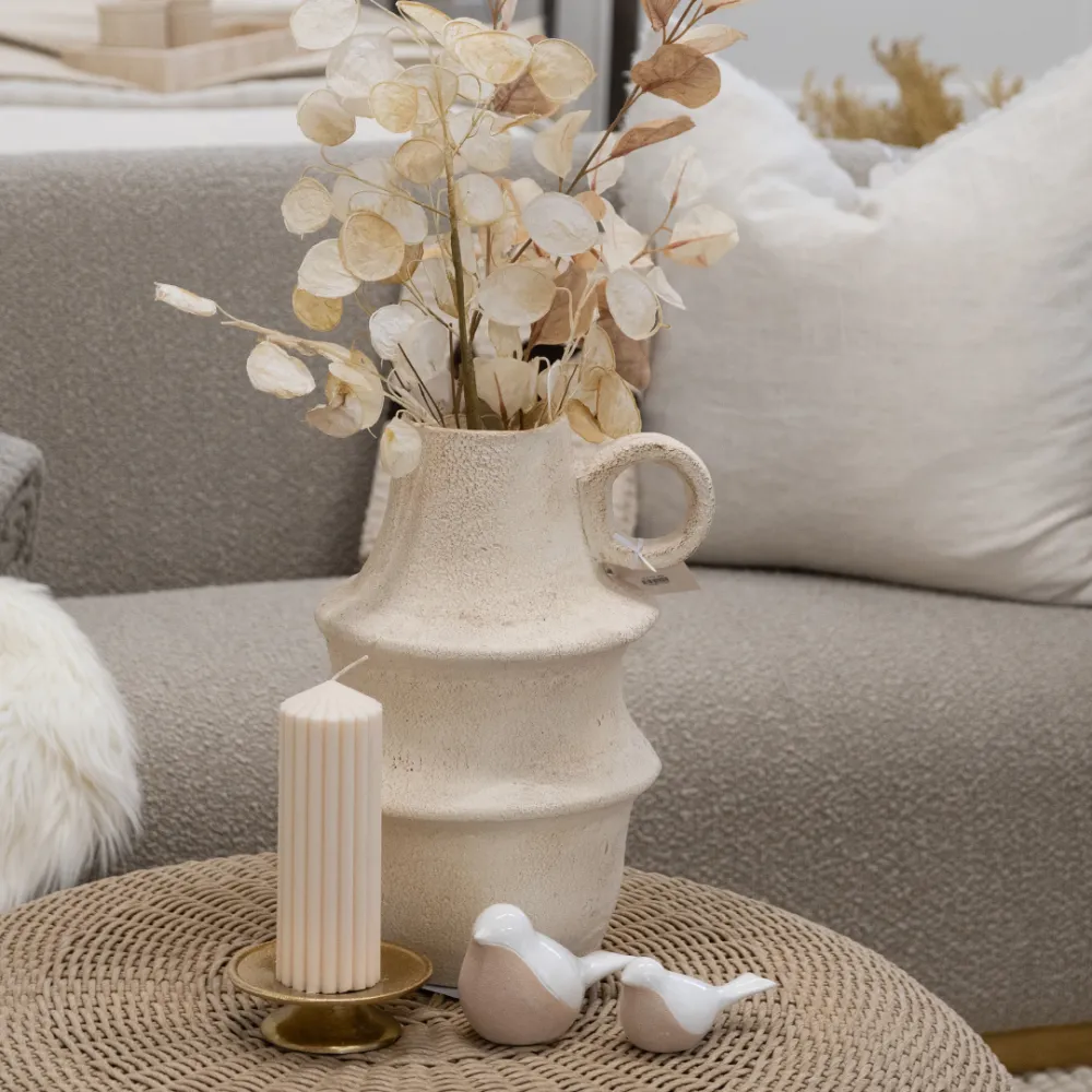 Polished Rustic Decorative Table Vase