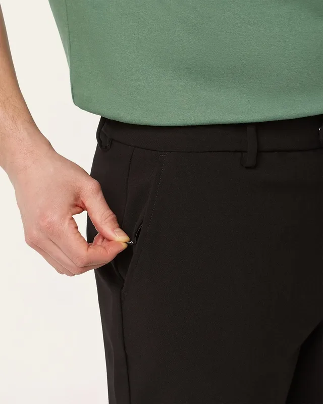 Straight Classic Pants Black