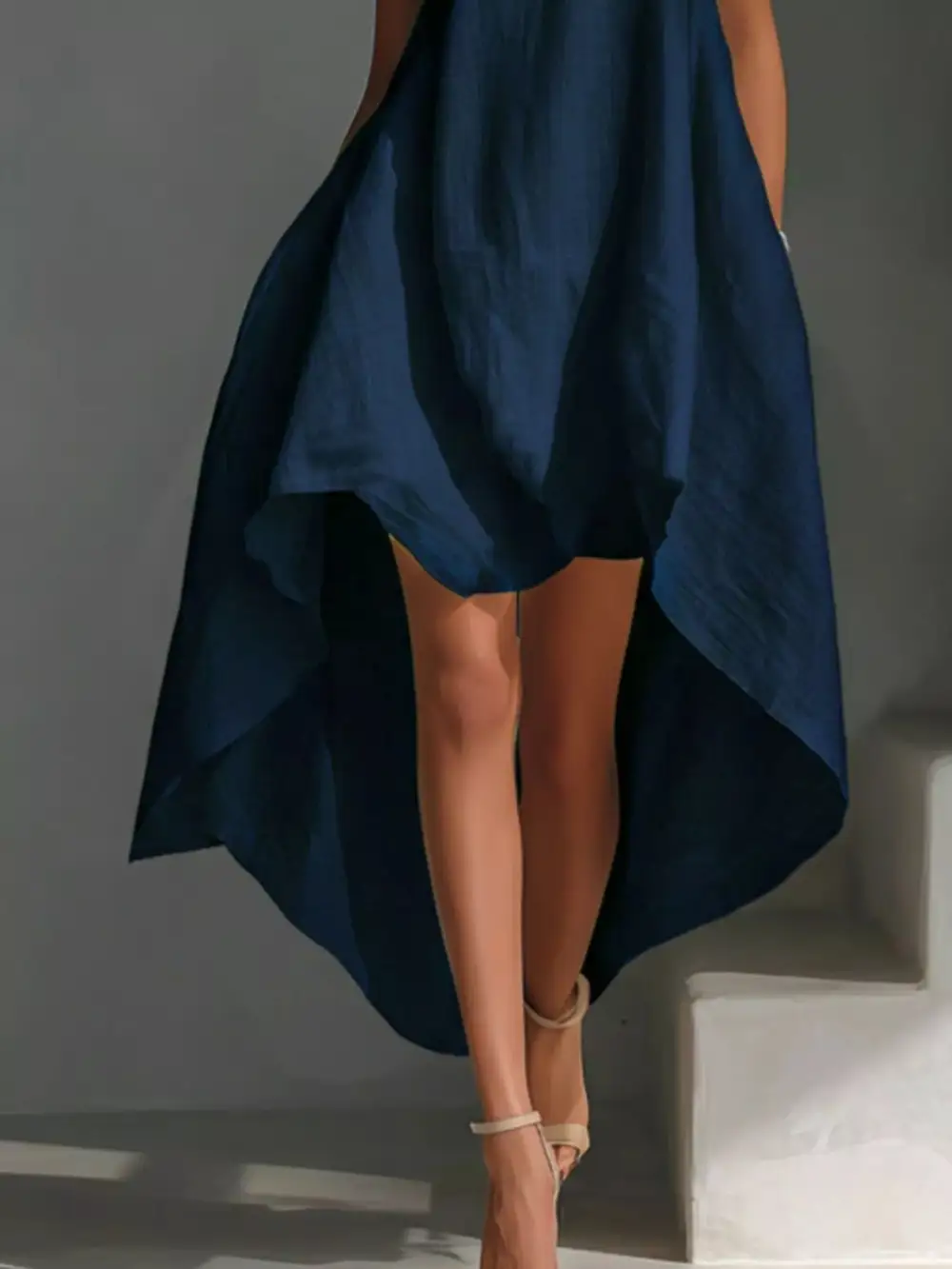 Versatile Sleeveless Casual Dress