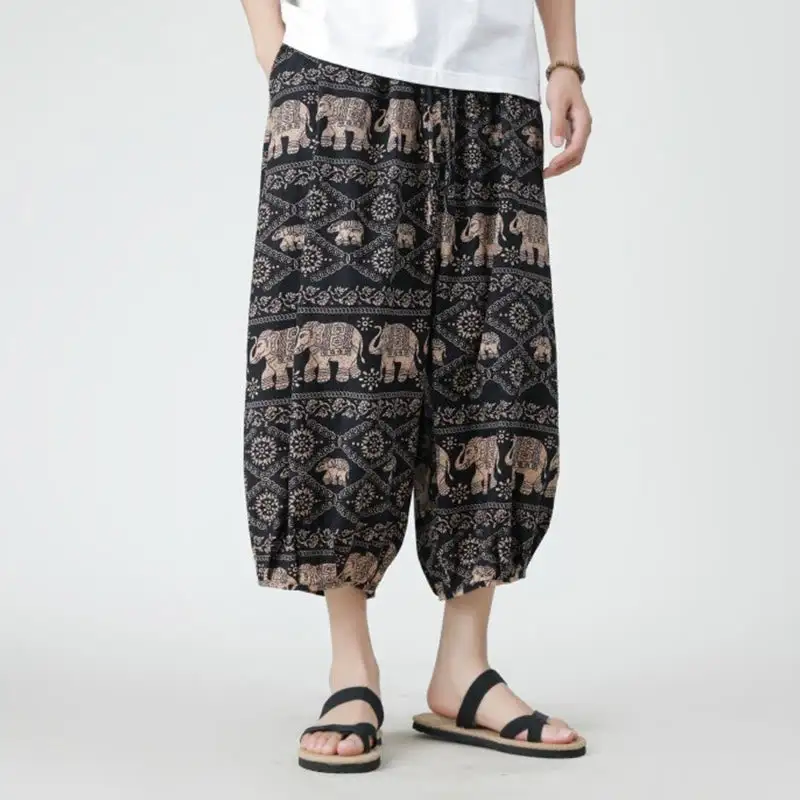 Patchwork Pocketed Pants